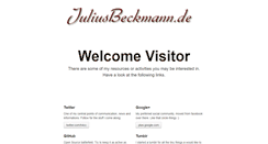 Desktop Screenshot of juliusbeckmann.de